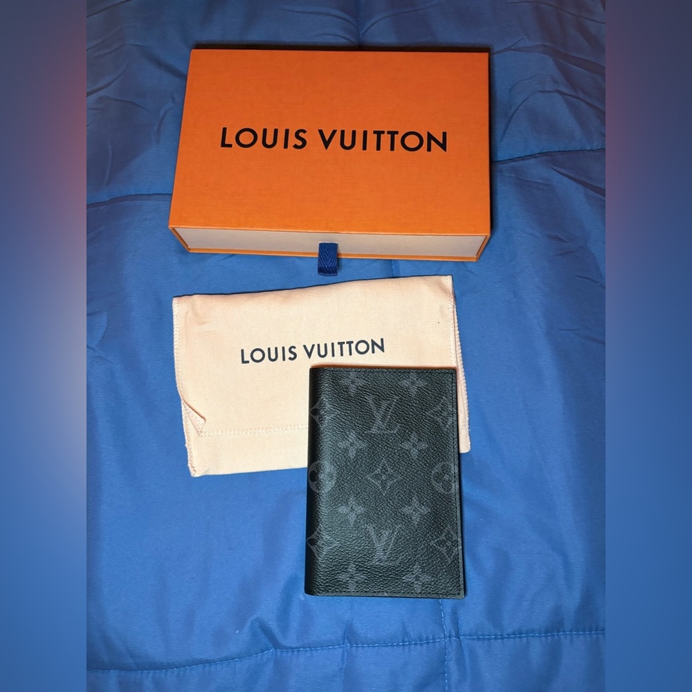 Louis Vuitton passport cover monogram eclipse